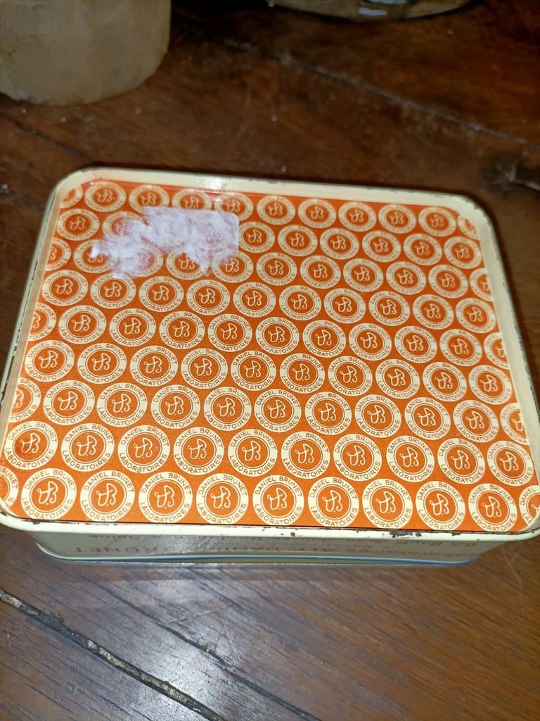 Brocante oude blik Frans (1) Frankrijk, Antiek en Kunst, Ophalen of Verzenden