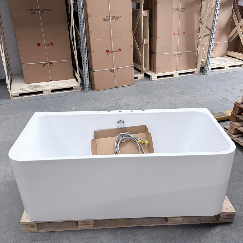 DESIGN bad half vrijstaand 160x75x60 luxe model nr301, Ophalen of Verzenden, Nieuw