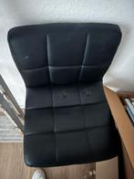 Leren draaistoel - Zwart, Ophalen, Gebruikt, Zwart, Leer