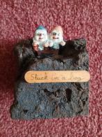 Twee kabouters 'Stuck in a bog' decoratie (Ierland), Ophalen of Verzenden