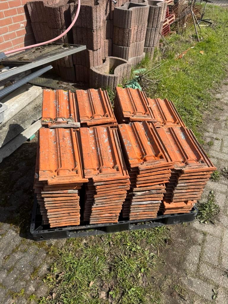 Hollandse Dakpannen, Doe-het-zelf en Verbouw, Dakpannen en Dakbedekking, Ophalen, Steen of Klei, Zo goed als nieuw, 15 m² of meer