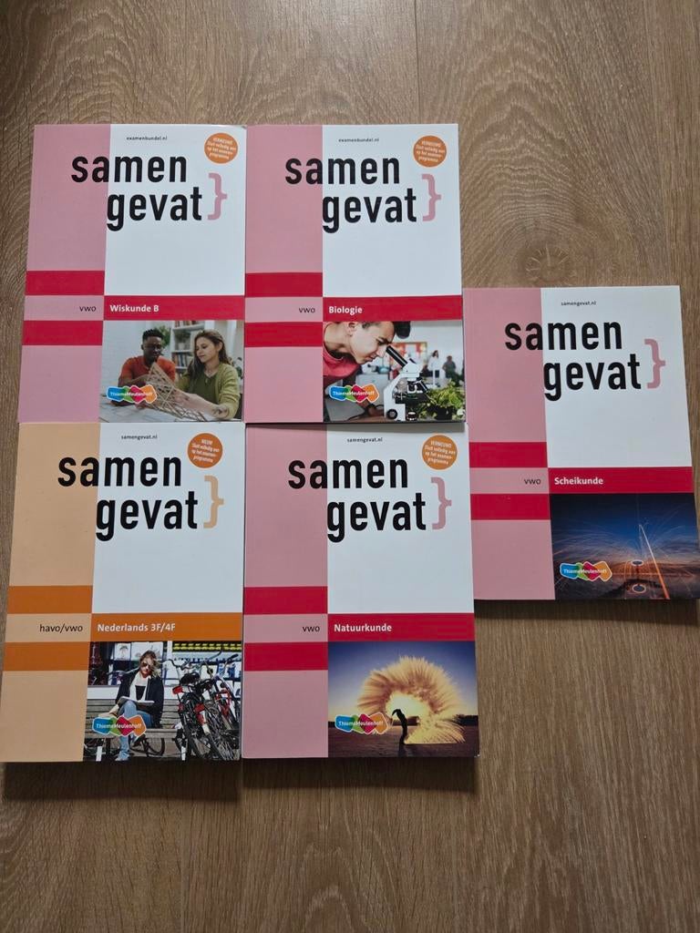 Samengevat VWO N&T/G + Nederlands Examenvoorbereiding, Ophalen of Verzenden, Beta, Overige niveaus, Nieuw