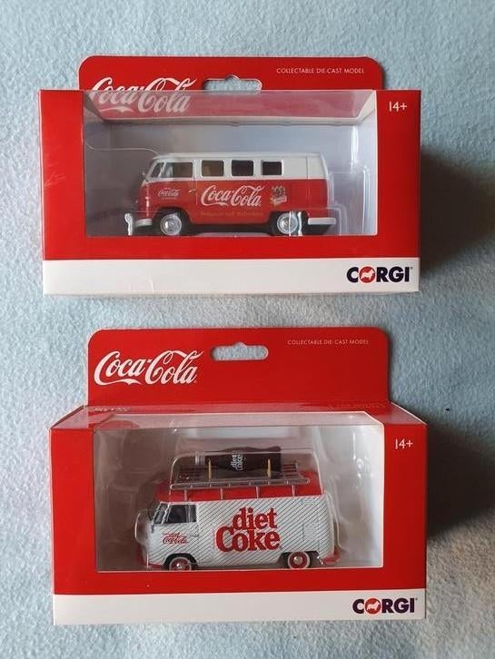 Corgi VW busjes Coca Cola, Ophalen of Verzenden