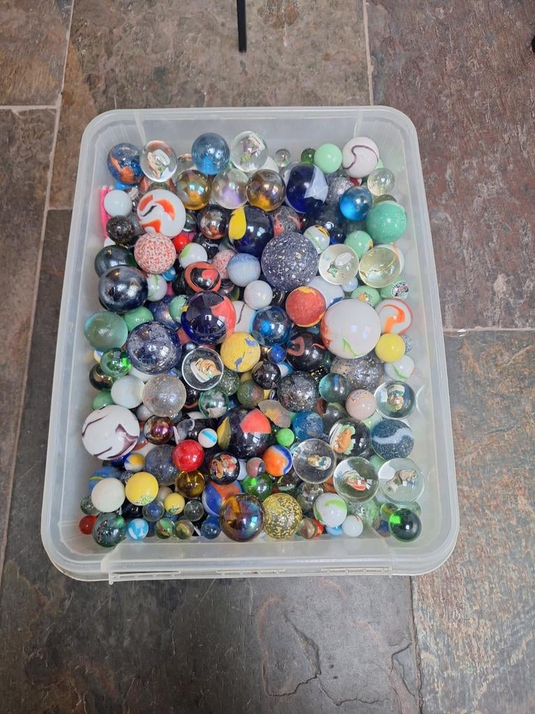 Knikkers, Kinderen en Baby's, Speelgoed | Buiten | Los speelgoed, Ophalen, Gebruikt