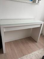 Z.g.a.n IKEA Malm toilettafel/bureau, Ophalen, 100 tot 150 cm, Zo goed als nieuw, Minder dan 100 cm