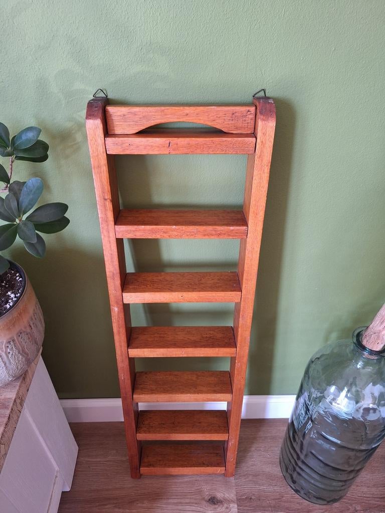 Vintage Houten Wandrek, Ophalen, Gebruikt