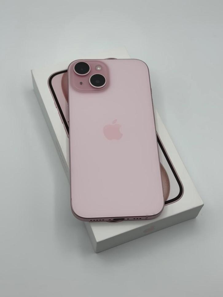 iPhone 15 | 128 GB | Roze | 88% Batt | Topstaat | Garantie, Telecommunicatie, Mobiele telefoons | Apple iPhone, Zo goed als nieuw