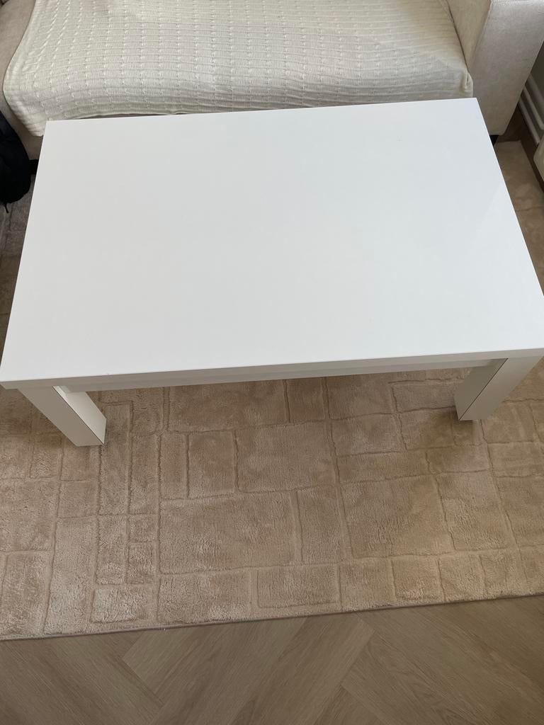 Witte nette tafel, Huis en Inrichting, Tafels | Salontafels, Ophalen, Kunststof, 100 tot 150 cm, 50 tot 75 cm