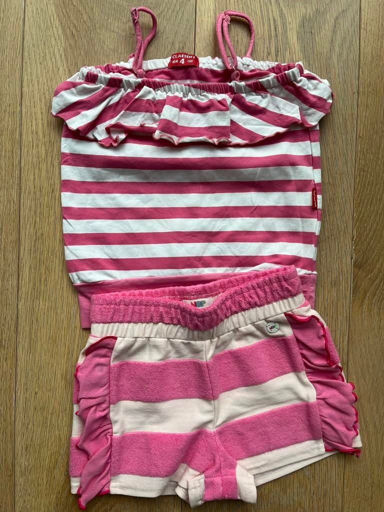 Top Claesens short NOP mt 104/110 NIEUW!, Kinderen en Baby's, Kinderkleding | Maat 110, Ophalen of Verzenden, Nieuw, Meisje, Setje