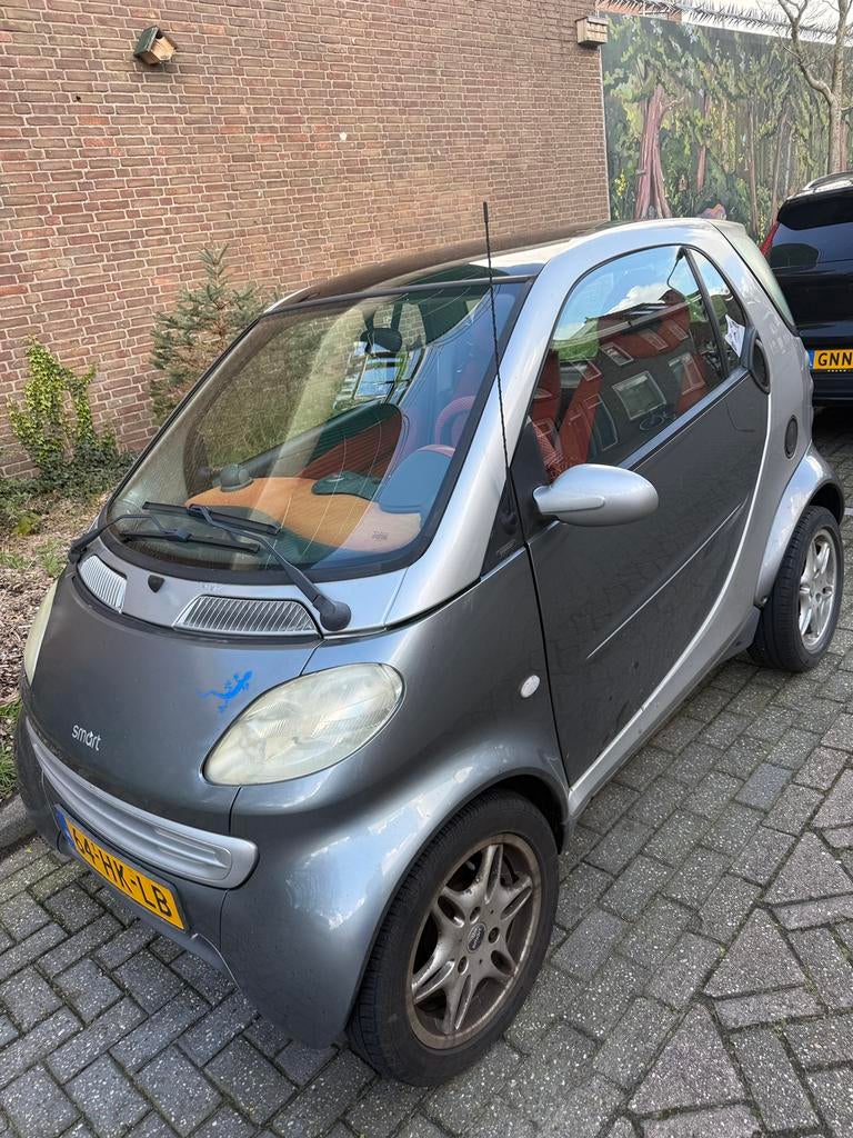 MCC Smart 0.6 40KW AUT 2001 Grijs, Auto's, Overige Auto's, Automaat, Achterwielaandrijving, 54 pk, 18 €/maand