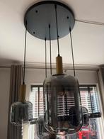 Hanglamp met 5 glazen bollen - Nieuwstaat, Huis en Inrichting, Ophalen, Zo goed als nieuw, Glas, 75 cm of meer