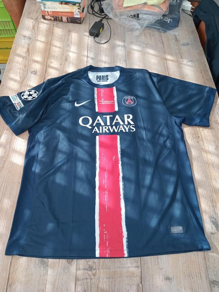 PSG Finale Shirt München 2025 - Maat 4XL, Groter dan maat XL, Ophalen of Verzenden, Gebruikt, Shirt