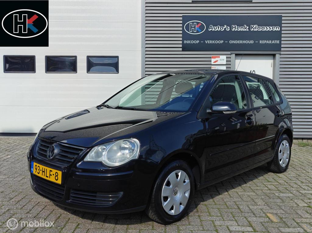 Volkswagen Polo 5-deurs 1.4-16v 86pk Comfortline Airco CDVab, Auto's, Volkswagen, 40 €/maand, 4 cilinders, Zwart, Bedrijf