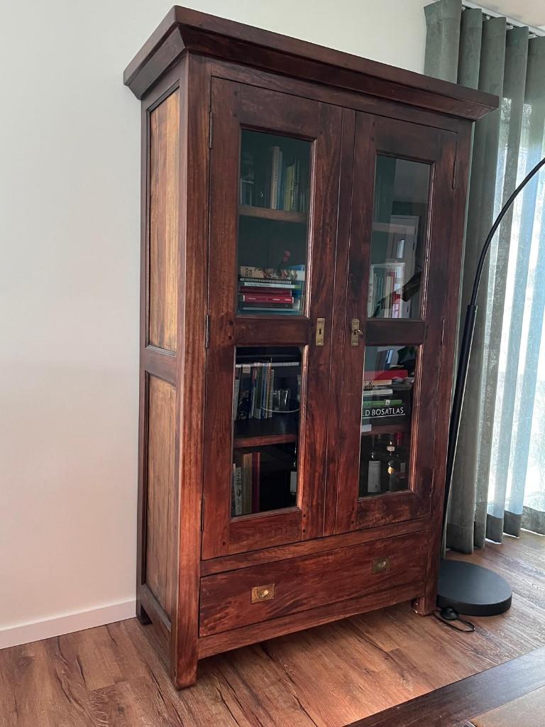 Industrial Antique kast, Ophalen, Gebruikt, Eikenhout, Industrial Antique of koloniaal