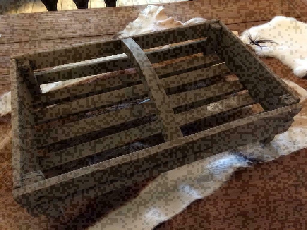 Aardappel poot kisten , houten manden , heel oud ( hout ), Huis en Inrichting, Woonaccessoires | Kisten, Ophalen of Verzenden