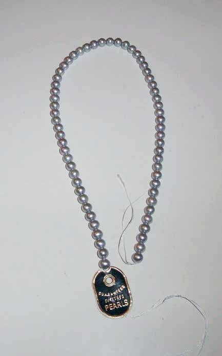 Parel Streng Grijs Gecultiveerd zoetwater, Sieraden, Tassen en Uiterlijk, Edelstenen, Ophalen of Verzenden, Nieuw