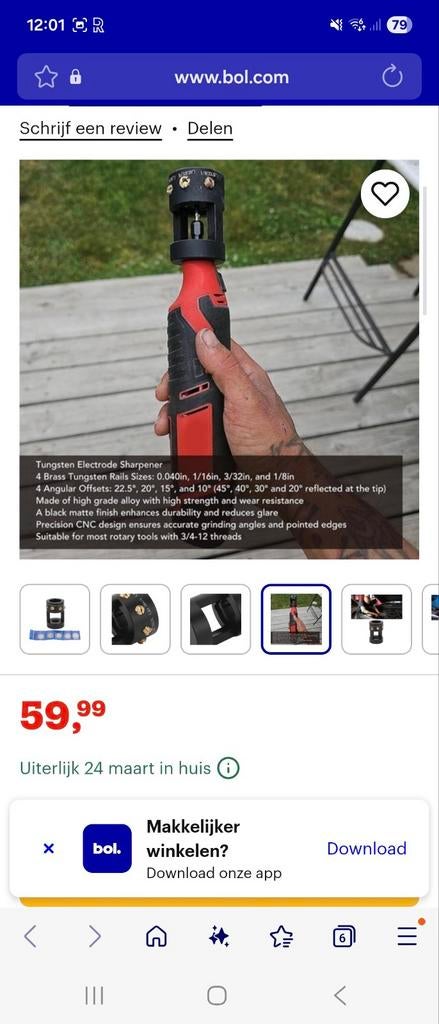 Wolfraam Elektrode Slijper met Diamant Zaagbladen, Ophalen of Verzenden