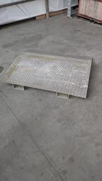 Aluminium oprijplaat of werkplato, zie omschrijving., Ophalen, Aluminium