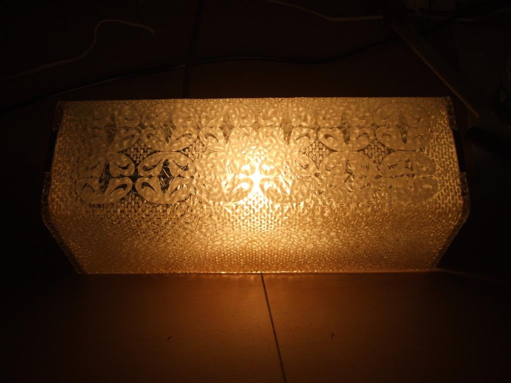 Mooie vintage wandlamp, Ophalen of Verzenden, Gebruikt, Glas, Vintage