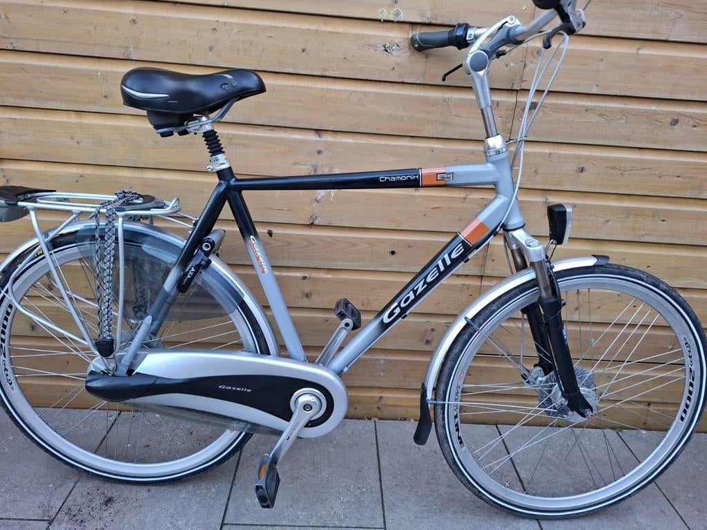 Nette Gazelle Chamonix Herenfiets., Ophalen, Zo goed als nieuw, Gazelle, Versnellingen