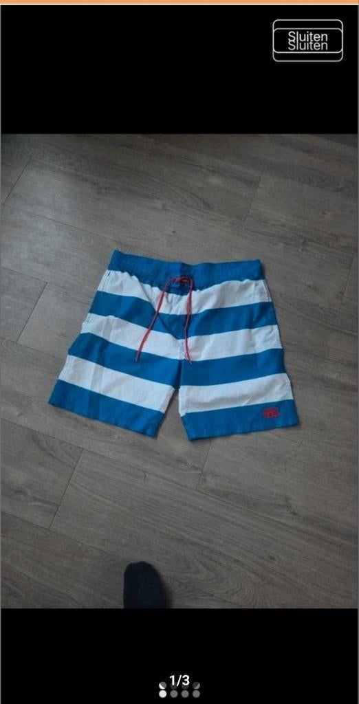 Canterbury Zwemshort - Blauw/Wit gestreept - Maat XL, Kleding | Heren, Badmode en Zwemkleding, Blauw, Maat 56/58 (XL), Ophalen of Verzenden