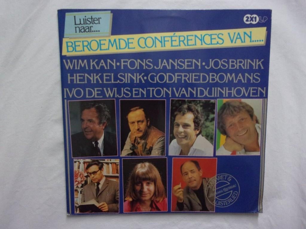 Beroemde conferences van LP, Ophalen of Verzenden, Gebruikt, 12 inch, Levenslied of Smartlap