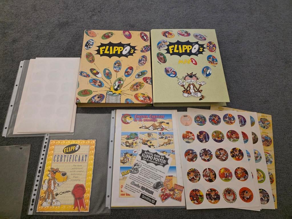 Zeer complete set flippo map 1 & 2 met veel extra's, Verzamelen, Flippo's, Ophalen of Verzenden, Winter, Losse flippo's