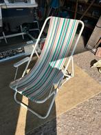 Ligstoel vintage, Caravans en Kamperen, Kampeermeubelen, Ophalen, Gebruikt, Campingstoel