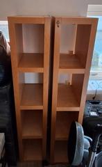 2x IKEA vakkenkast beukenhout - ideaal voor boeken/vinyl, Ophalen, Met plank(en), Minder dan 50 cm, Zo goed als nieuw