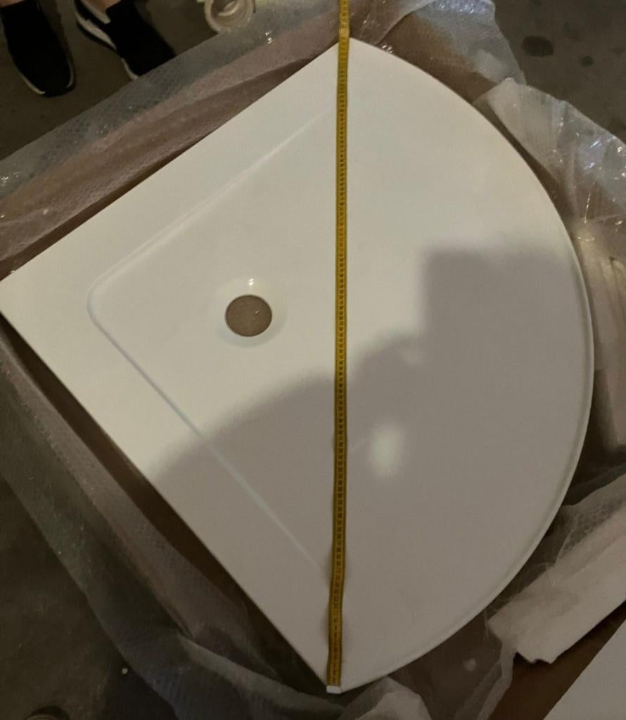 Nieuwe Douchebak Kwadrant 90x90 cm met afvoer, Ophalen, Nieuw, Douche