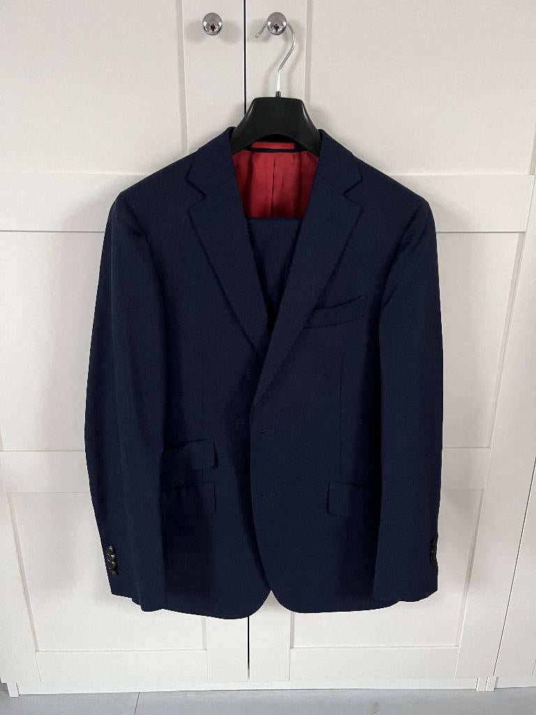 Suitsupply kostuum maat 46 – blauw heren pak zgan, Blauw, Ophalen of Verzenden, Zo goed als nieuw, Maat 46 (S) of kleiner