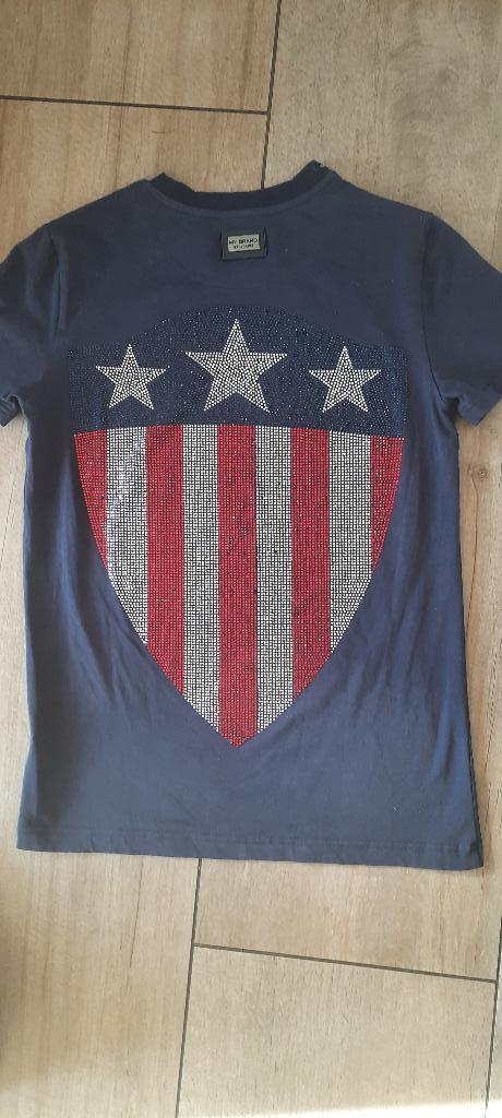 T shirt My Brand exclusief, Ophalen, Blauw, Zo goed als nieuw, Maat 46 (S) of kleiner