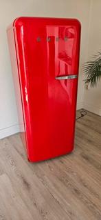 Rode smeg koelkast, Witgoed en Apparatuur, Ophalen, Gebruikt, 200 liter of meer, 60 cm of meer