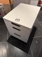 3x Kastje voor onder bureau - Opbergruimte, Ophalen, Kunststof, Gebruikt, Minder dan 70 cm