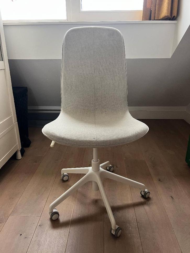 ikea LÅNGFJÄLL bureaustoel, Huis en Inrichting, Bureaustoelen, Zo goed als nieuw, Grijs, Ophalen