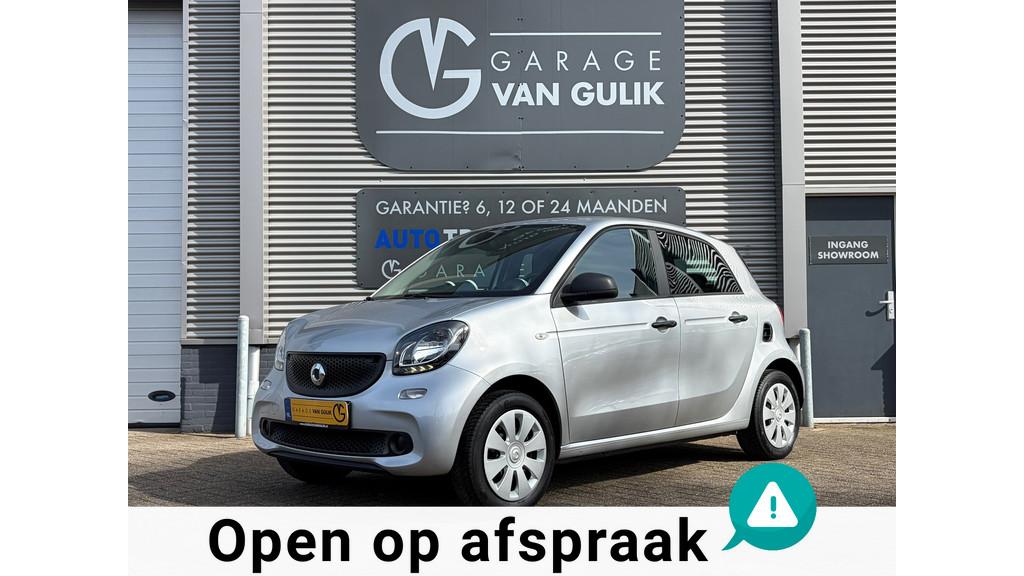 Smart Forfour 1.0 71PK Pure Airco,CruiseControl,Leder,Isofix, Auto's, Smart, Achterwielaandrijving, Gebruikt, Start-stop-systeem