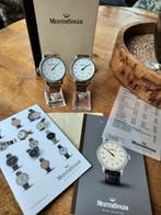 Prachtige Meistersinger horloges Full-set, Overige merken, Leer, Staal, Polshorloge