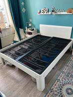 Nette hoge auping auronde, Ophalen, Verstelbaar, Wit, Tweepersoons