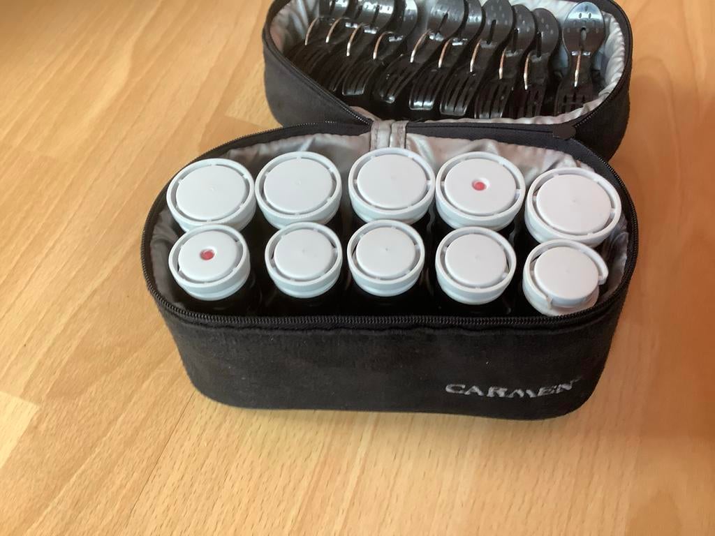 Carmen krulset in etui, Ophalen of Verzenden, Gebruikt, Krultang of Stijltang