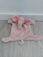 Knuffel knuffeldoekje happy horse olifant ely roze L1439, Ophalen of Verzenden, Zo goed als nieuw