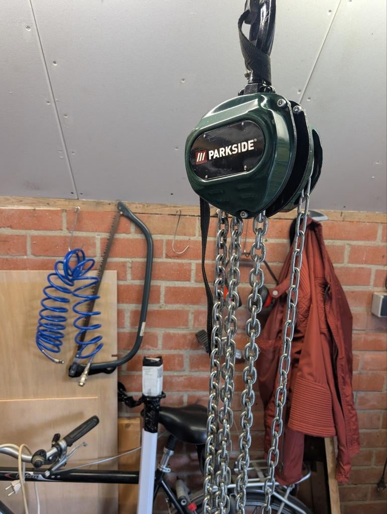 Ketting takel, Ophalen, Gebruikt