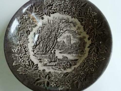 Engelse schaal Ironstone Tableware Castles keramiek, Antiek en Kunst, Ophalen of Verzenden
