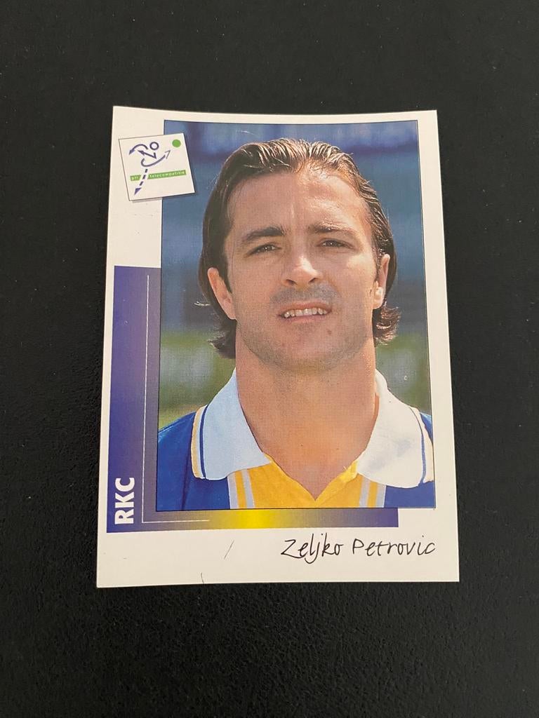 Zeljko Petrovic - RKC Waalwijk - Panini voetbal 96, Verzamelen, Ophalen of Verzenden, Zo goed als nieuw, Overige binnenlandse clubs