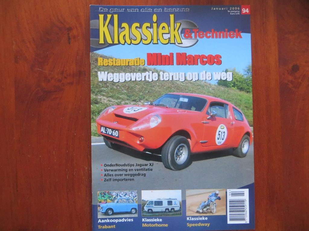 Klassiek & Techniek 94 Mini Marcos, aankoop Trabant 601, Ophalen of Verzenden, Nieuw, Overige merken