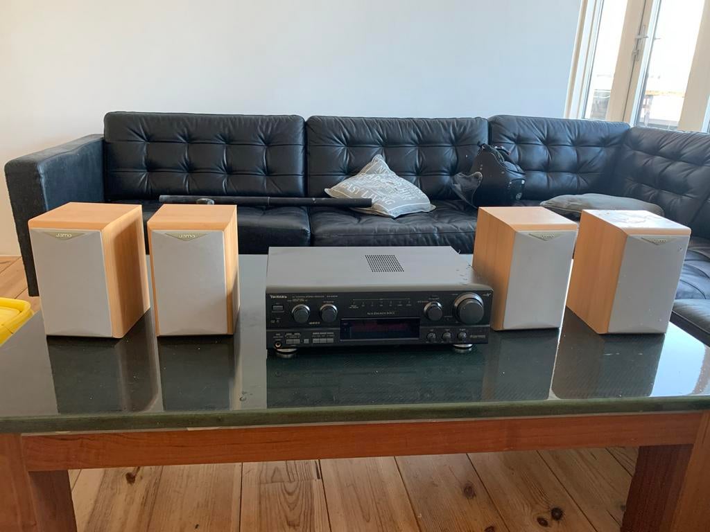 Technics SA-AX540 AV Control Stereo Receiver met Jamo Speake, Overige merken, Gebruikt, Speakers, Losse componenten
