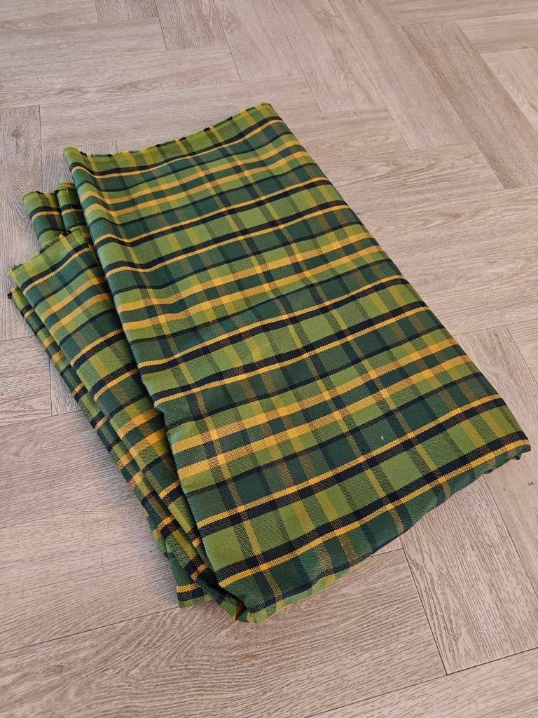 VW T2 Westfalia stof groen/geel 10m x 1,5m beste kwaliteit, Auto-onderdelen, Ophalen of Verzenden, Nieuw, Overige automerken