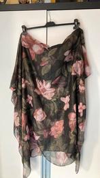 Sjaal nieuw zwart goud oudroze, Kleding | Dames, Ophalen of Verzenden, Zo goed als nieuw, Maat 46/48 (XL) of groter, Sjaal
