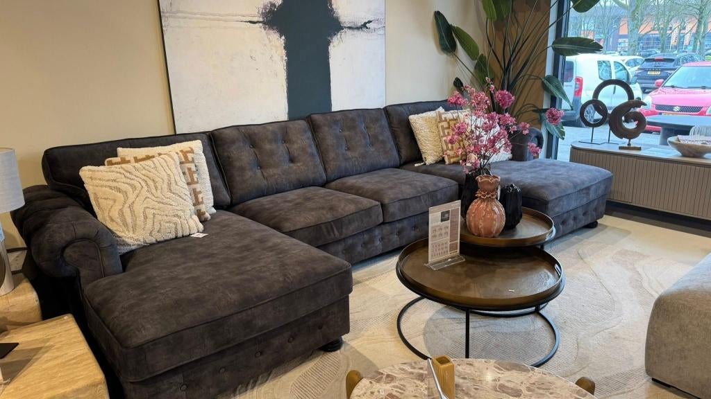 San Remo bank UrbanSofa, Huis en Inrichting, Hoekbank, 300 cm of meer, Ophalen of Verzenden, 150 cm of meer