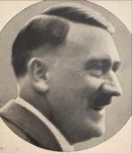 Oude Duitse ansichtkaart met Hitler, 1938, Ophalen of Verzenden, 1920 tot 1940, Gelopen, Duitsland