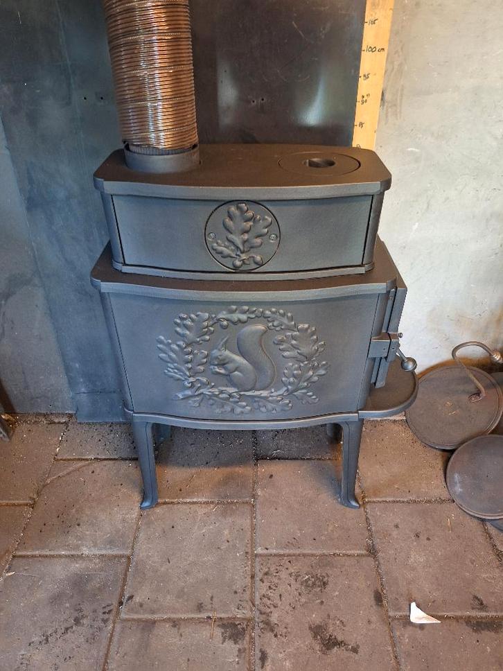 Supermooie Morso houtkachel allesbrander, Huis en Inrichting, Kachels, Gebruikt, Vrijstaand, Houtkachel, Hout, Ophalen